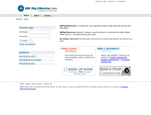 Tablet Screenshot of billmyclients.com